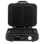 Adler Waffle Maker with LED Display , AD 3087 , 2200 W , Number of pastry 2 , Belgium , Black