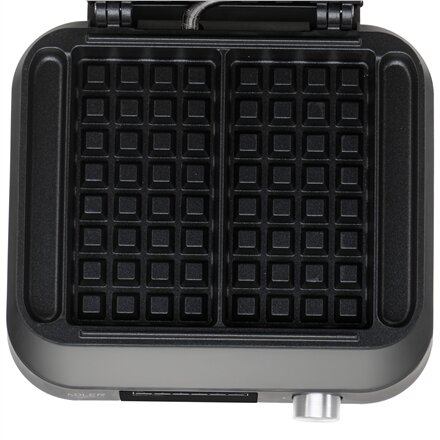 Adler Waffle Maker with LED Display , AD 3087 , 2200 W , Number of pastry 2 , Belgium , Black