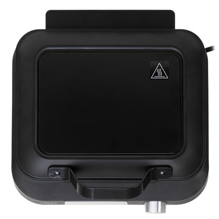 Adler Waffle Maker with LED Display , AD 3087 , 2200 W , Number of pastry 2 , Belgium , Black