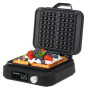 Adler Waffle Maker with LED Display , AD 3087 , 2200 W , Number of pastry 2 , Belgium , Black