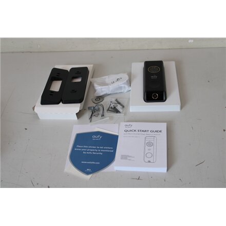 SALE OUT. Anker Eufy Doorbell 2 Pro, Black , SALE OUT. Anker Eufy Doorbell 2 Pro , UNPACKED, SCRATCHED TOP