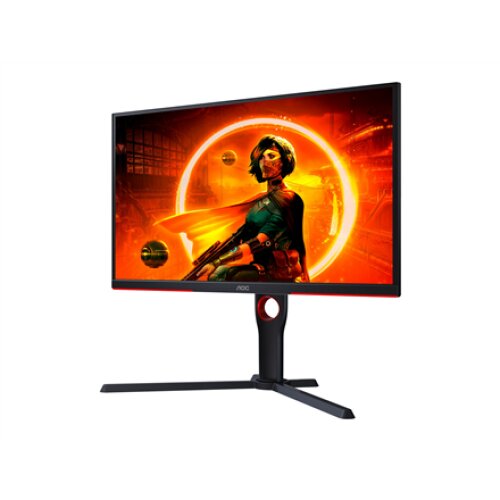 AOC , Monitor , 25G3ZM/BK , 24.5 , VA , FHD , 16:9 , 240 Hz , 1 ms , 1920 x 1080 , 300 cd/m² , HDMI ports quantity 2 , Black/Red , Warranty 36 month(s)
