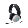 Dell Gaming Headset , Alienware Tri Mode AW725H , Bluetooth , Over-Ear , Microphone , Noise canceling , Wireless , Lunar Light