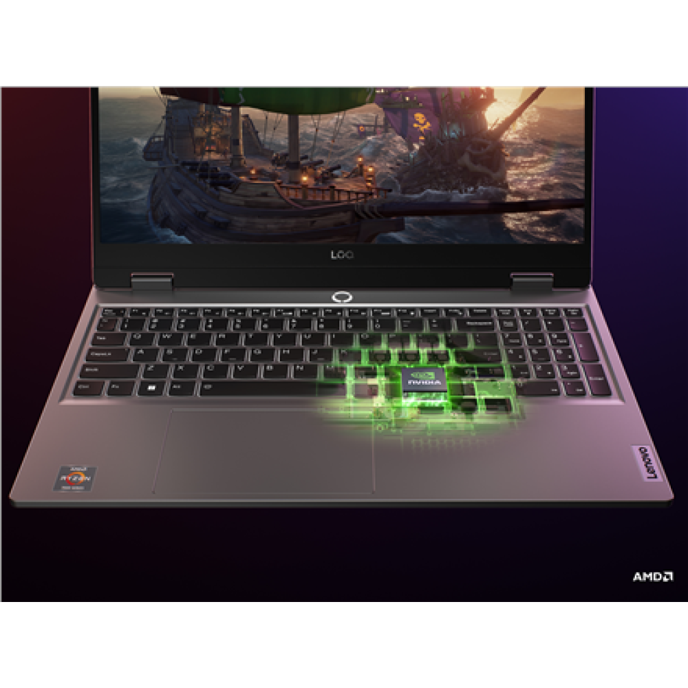 Lenovo LOQ 15ARP9 15.6 FHD AMD R7 7435HS/24GB/512GB/NVIDIA GF RTX 4050 6GB/WIN11 Home/ENG Backlit kbd/Grey/2Y Warranty , Lenovo LOQ 15ARP9 , Luna Grey , 15.6 , IPS , FHD , 1920 x 1080 pixels , AMD Ryzen 7 , 7435HS , 24 GB , SO-DIMM DDR5 , Solid-state driv