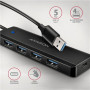 AXAGON Travel four-port USB-A 5Gbps hub , HUE-C1A