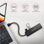AXAGON Travel four-port USB-A 5Gbps hub , HUE-C1A