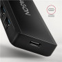 AXAGON Travel four-port USB-A 5Gbps hub , HUE-C1A