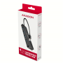 AXAGON Travel four-port USB-A 5Gbps hub , HUE-C1A