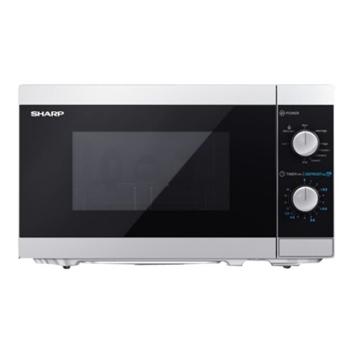 Sharp , Microwave Oven with Grill , YC-MG01E-S , Free standing , 800 W , Grill , Silver