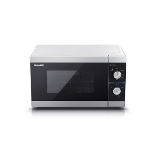 Sharp , Microwave Oven with Grill , YC-MG01E-S , Free standing , 800 W , Grill , Silver
