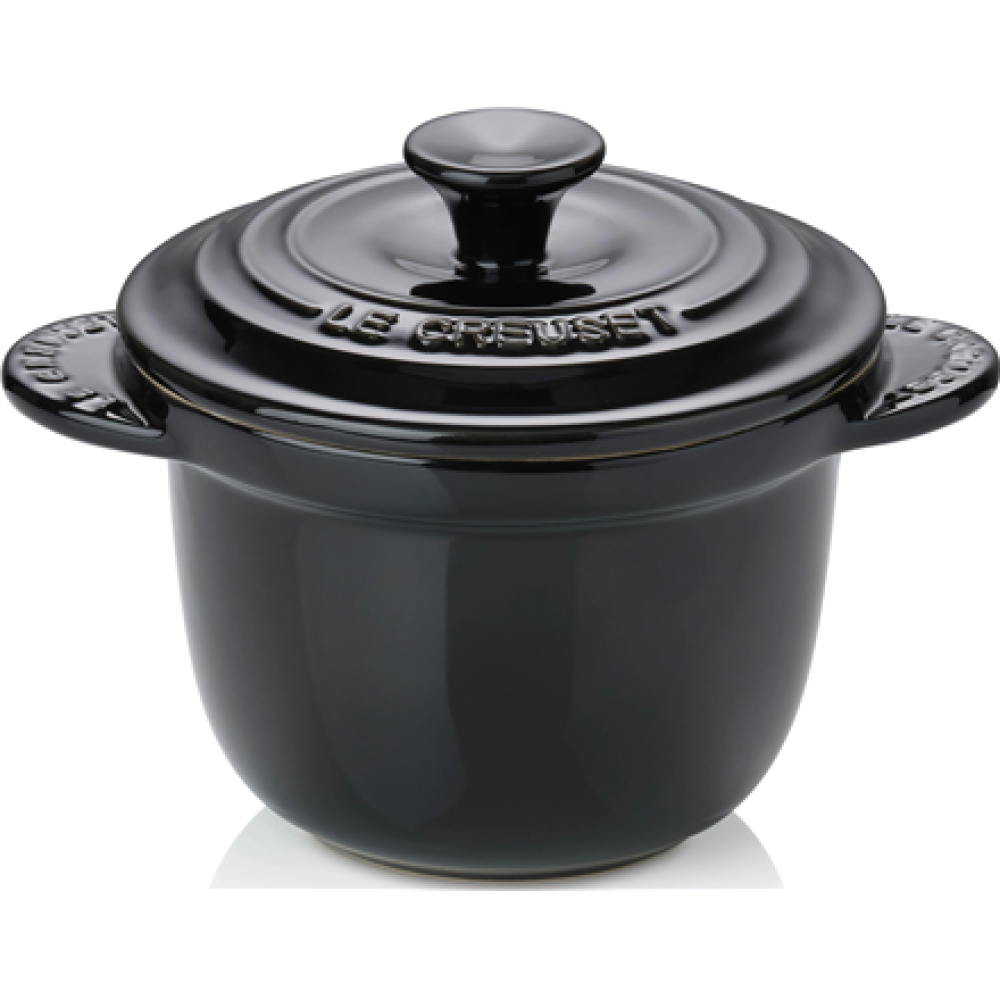 Le Creuset , Cocotte Every Mini Pot , 0.45 L , Stoneware , Black , Dishwasher proof , Lid included