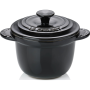 Le Creuset , Cocotte Every Mini Pot , 0.45 L , Stoneware , Black , Dishwasher proof , Lid included