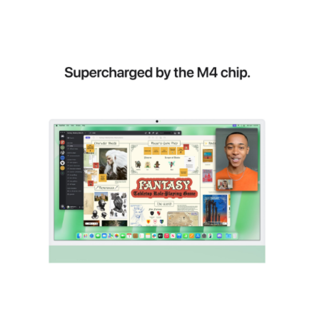 MWUY3ZE/A Apple iMac 24” 4.5K Retina, Apple M4 10C CPU, 10C GPU/16GB/256GB SSD/Green/INT , Apple
