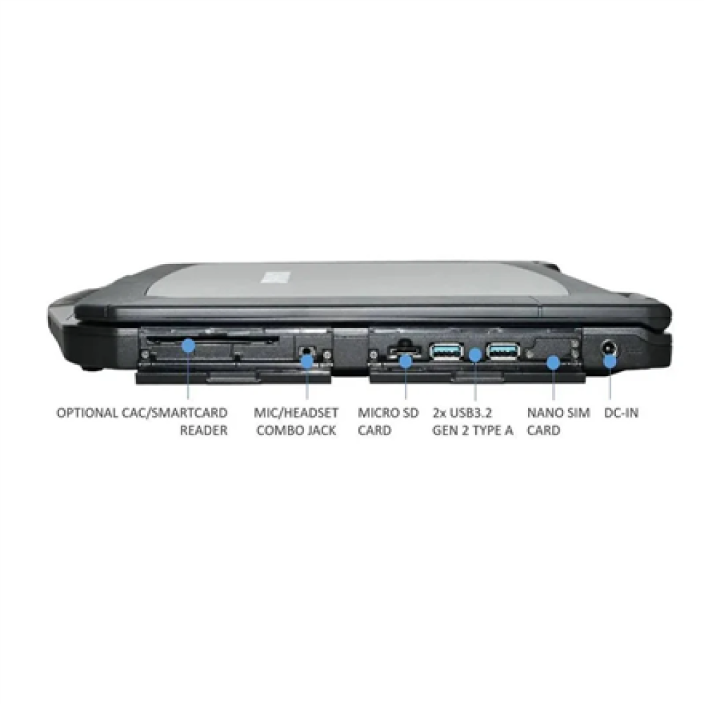 Durabook S14I G2 i5 Basic 14 FHD Intel Core i5-1135G7/8GB/256GB/Intel UHD Graphics/Win11 Pro/English kbd/Black/3Y Warranty , Durabook