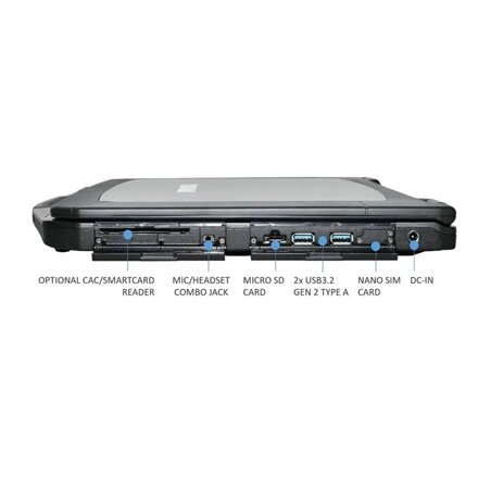 Durabook S14I G2 i5 Basic 14 FHD Intel Core i5-1135G7/8GB/256GB/Intel UHD Graphics/Win11 Pro/English kbd/Black/3Y Warranty , Durabook