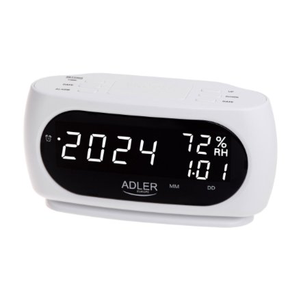 Adler LED clock with thermometer , AD 1186