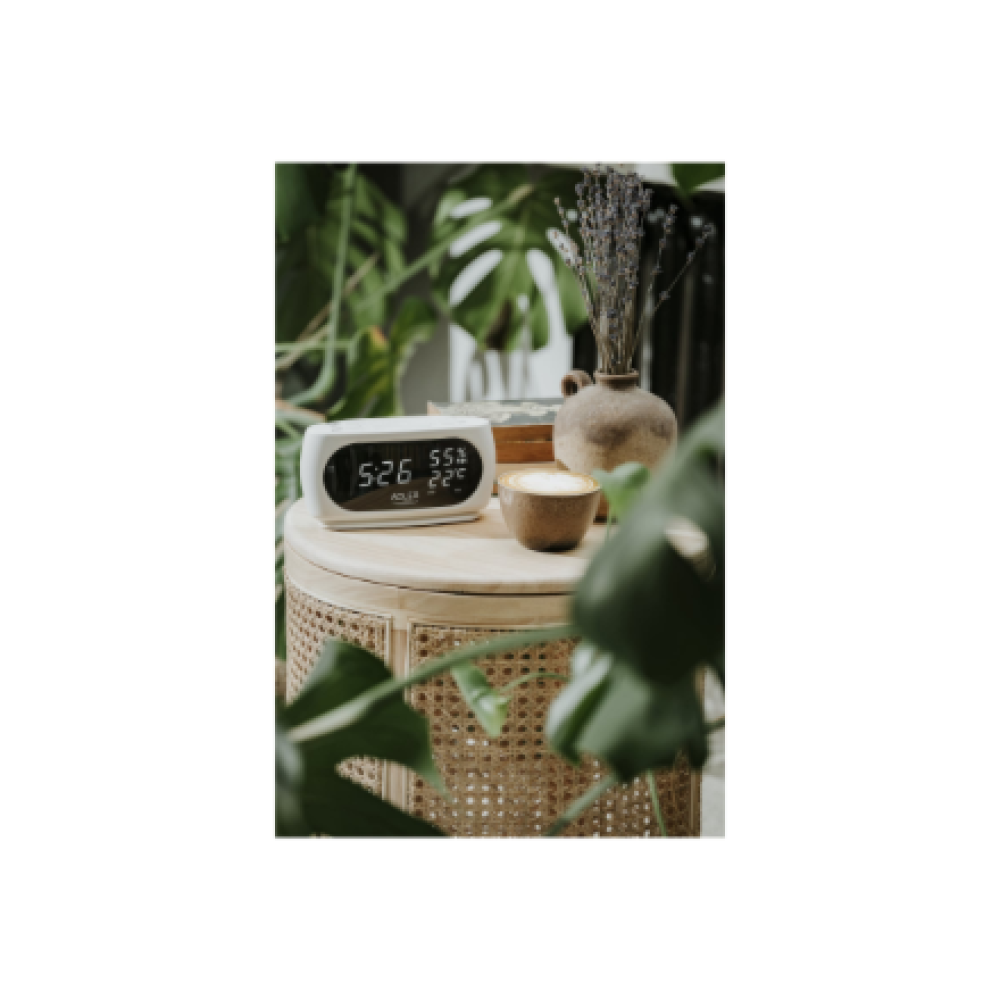 Adler LED clock with thermometer , AD 1186