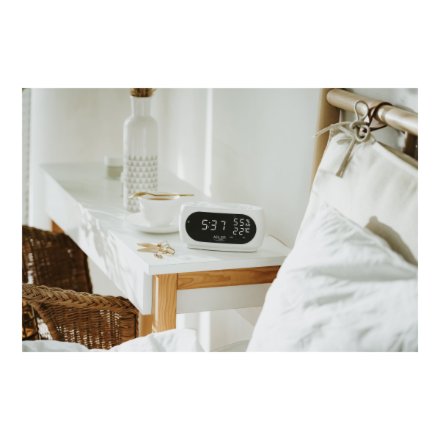 Adler LED clock with thermometer , AD 1186