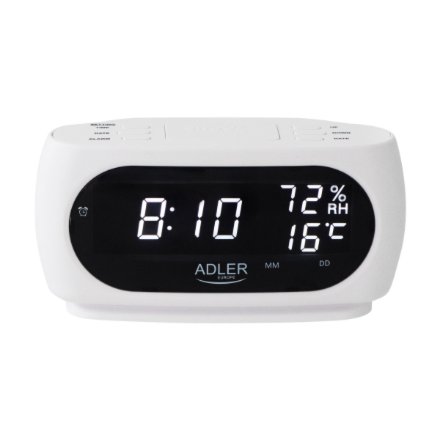 Adler LED clock with thermometer , AD 1186