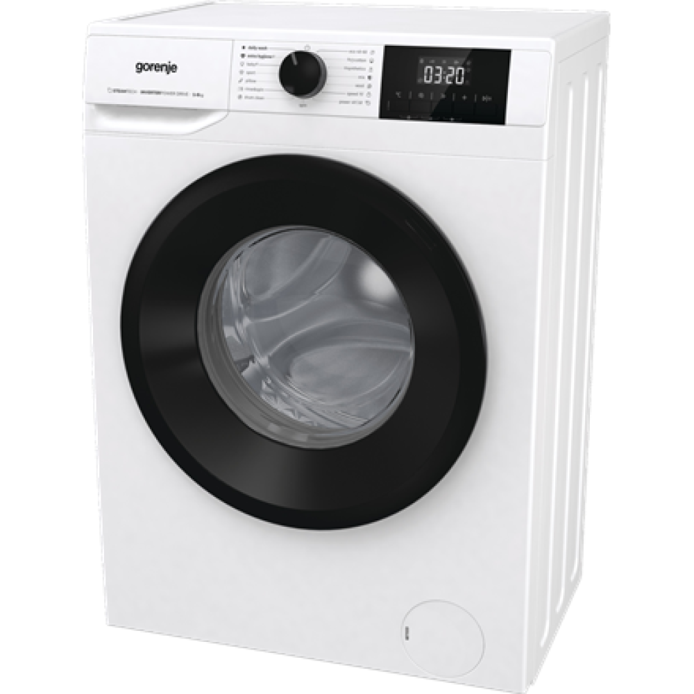Gorenje Washing Machine , W3NGPI62SBS , Energy efficiency class B , Front loading , Washing capacity 6 kg , 1200 RPM , Depth 47 cm , Width 60 cm , LCD , Steam function
