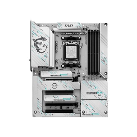 MSI B850 GAMING PLUS WIFI PZ , Processor family AMD B850 , Processor socket AM5 , DDR5 , Supported hard disk drive interfaces SATA, M.2 , Number of SATA connectors 4