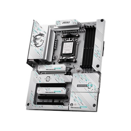 MSI B850 GAMING PLUS WIFI PZ , Processor family AMD B850 , Processor socket AM5 , DDR5 , Supported hard disk drive interfaces SATA, M.2 , Number of SATA connectors 4