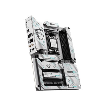 MSI B850 GAMING PLUS WIFI PZ , Processor family AMD B850 , Processor socket AM5 , DDR5 , Supported hard disk drive interfaces SATA, M.2 , Number of SATA connectors 4