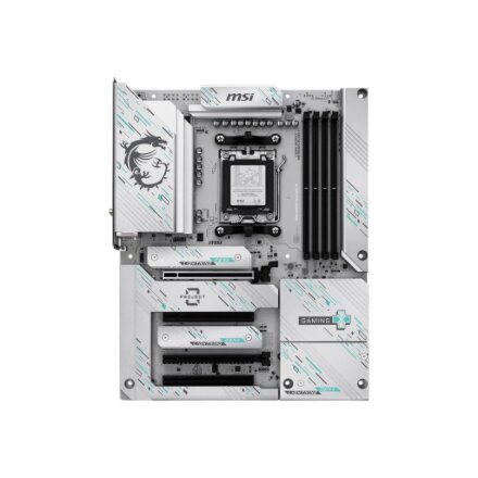 MSI B850 GAMING PLUS WIFI PZ , Processor family AMD B850 , Processor socket AM5 , DDR5 , Supported hard disk drive interfaces SATA, M.2 , Number of SATA connectors 4