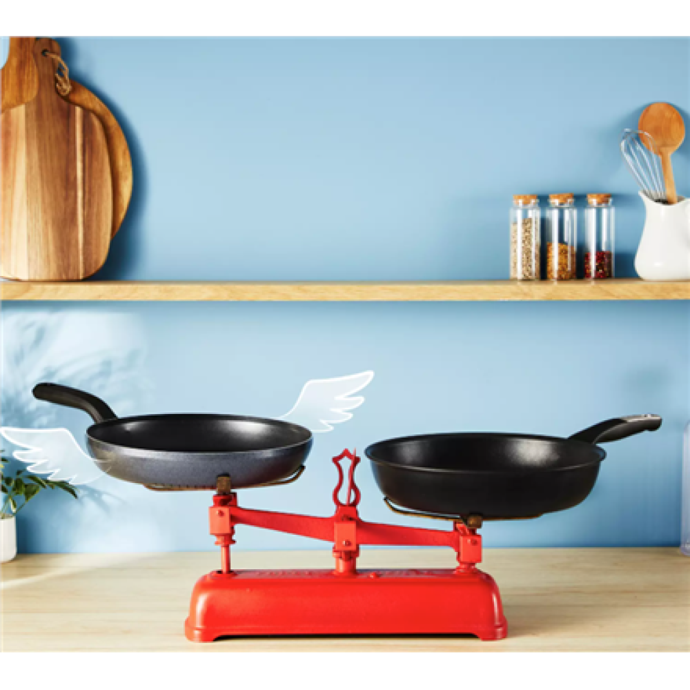 TEFAL Pan , H0560642 , Frying , Diameter 28 cm , Suitable for induction hob , Fixed handle , Black