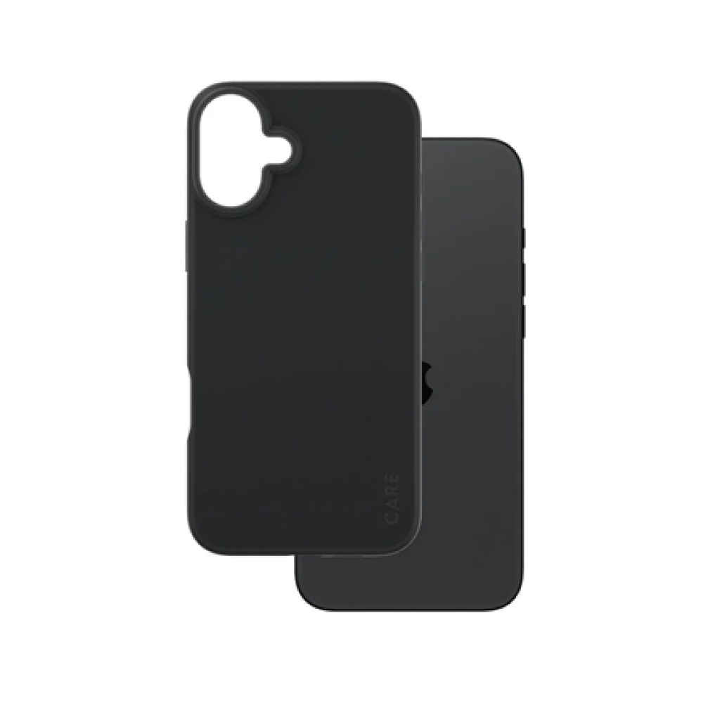 CARE by PanzerGlass Case Fashion , Back protection , Apple , iPhone 16 Plus , Recycled plastic , Black