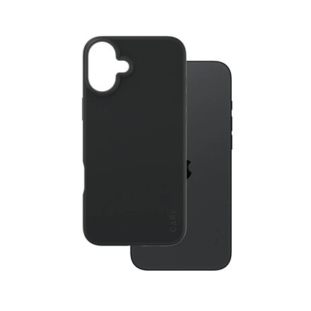 CARE by PanzerGlass Case Fashion , Back protection , Apple , iPhone 16 Plus , Recycled plastic , Black