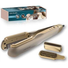 Cecotec Air Straightener , AirLisse 2in1 ForceDry Champagne , Ceramic heating system , Number of heating levels 4 , 1000 W , Beige