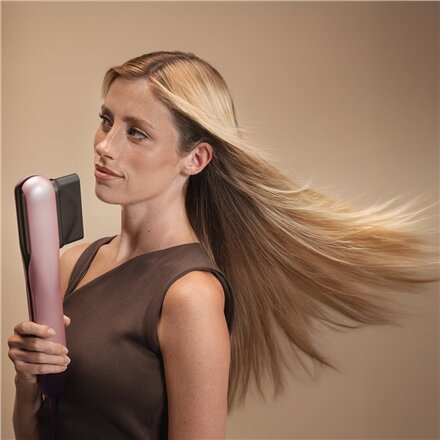 Cecotec Air Straightener , AirLisse 2in1 ForceDry Champagne , Ceramic heating system , Number of heating levels 4 , 1000 W , Beige