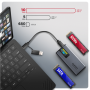 AXAGON External USB-C 10Gbps metal box with info display for M.2 NVMe and SATA SSD , EEM2-SD2