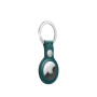 Apple AirTag Leather Key Ring Forest Green
