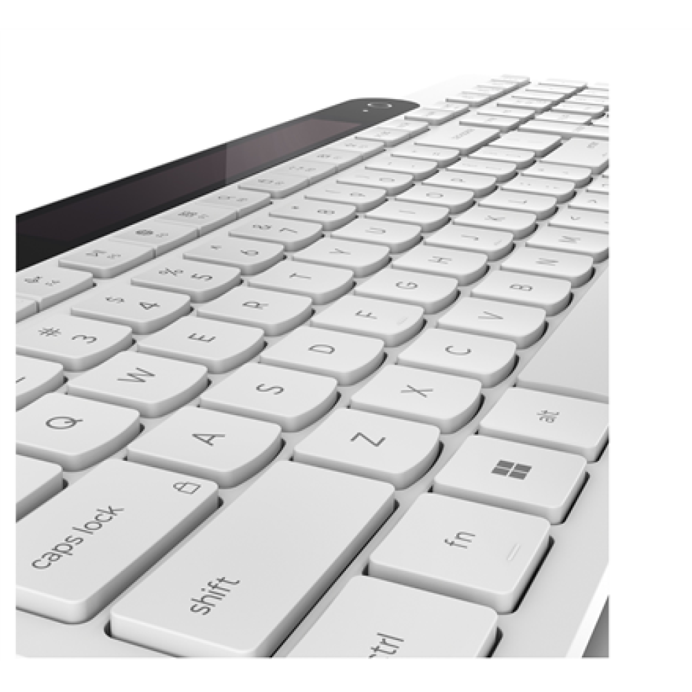 Lenovo 800 Self-Charging Bluetooth Keyboard-US English , Keyboard , Bluetooth , US English , White