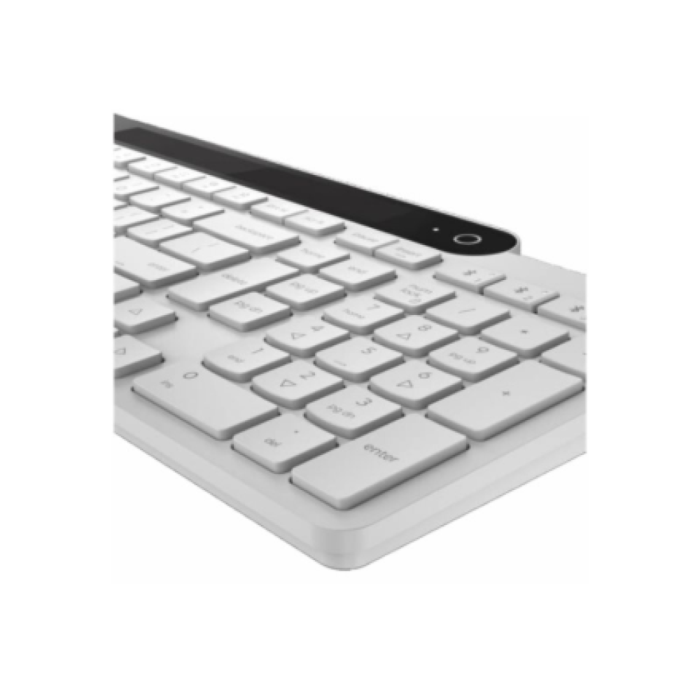 Lenovo 800 Self-Charging Bluetooth Keyboard-US English , Keyboard , Bluetooth , US English , White