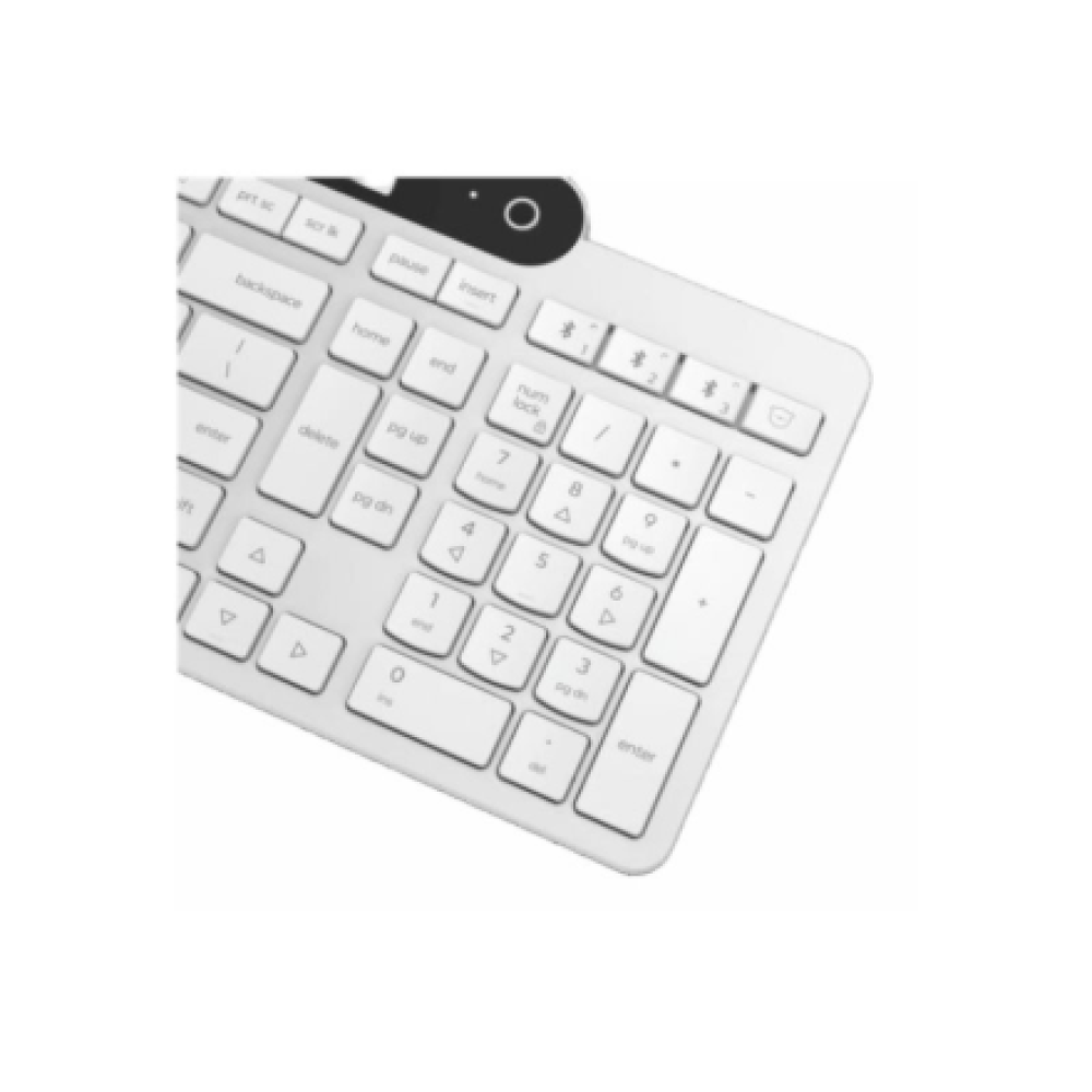 Lenovo 800 Self-Charging Bluetooth Keyboard-US English , Keyboard , Bluetooth , US English , White