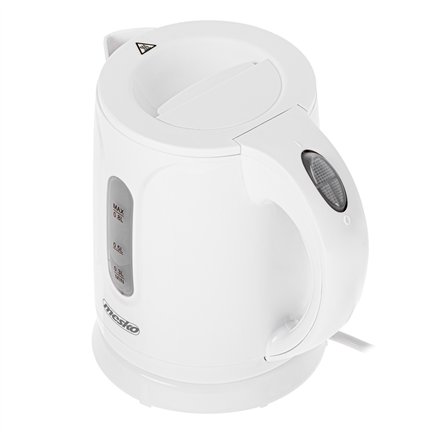 Mesko , Kettle , MS 1376 , Electric , 850 W , 0.8 L , Plastic , 360° rotational base , White