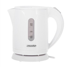 Mesko , Kettle , MS 1376 , Electric , 850 W , 0.8 L , Plastic , 360° rotational base , White