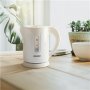 Mesko , Kettle , MS 1376 , Electric , 850 W , 0.8 L , Plastic , 360° rotational base , White