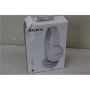 SALE OUT. Sony headphones ZX Series MDR-ZX110APW Outdoor headband, White , Sony MDR-ZX110APW.CE7 , Wired , On-Ear , Microphone , DAMAGED PACKAGING , White