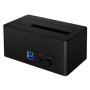 Raidsonic , Icy Box , IB-1121-U3 DockingStation for 1x 2.5/3.5 SATA I/II/III, USB 3.2 Gen 1, Power Supply , Black