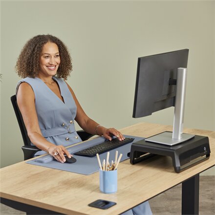 Fellowes , Breyta Keyboard Wrist Rest , Marine