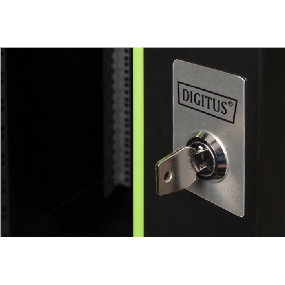 Digitus Wall Mounting Cabinet , DN-19 20U-6/6-SW , Black