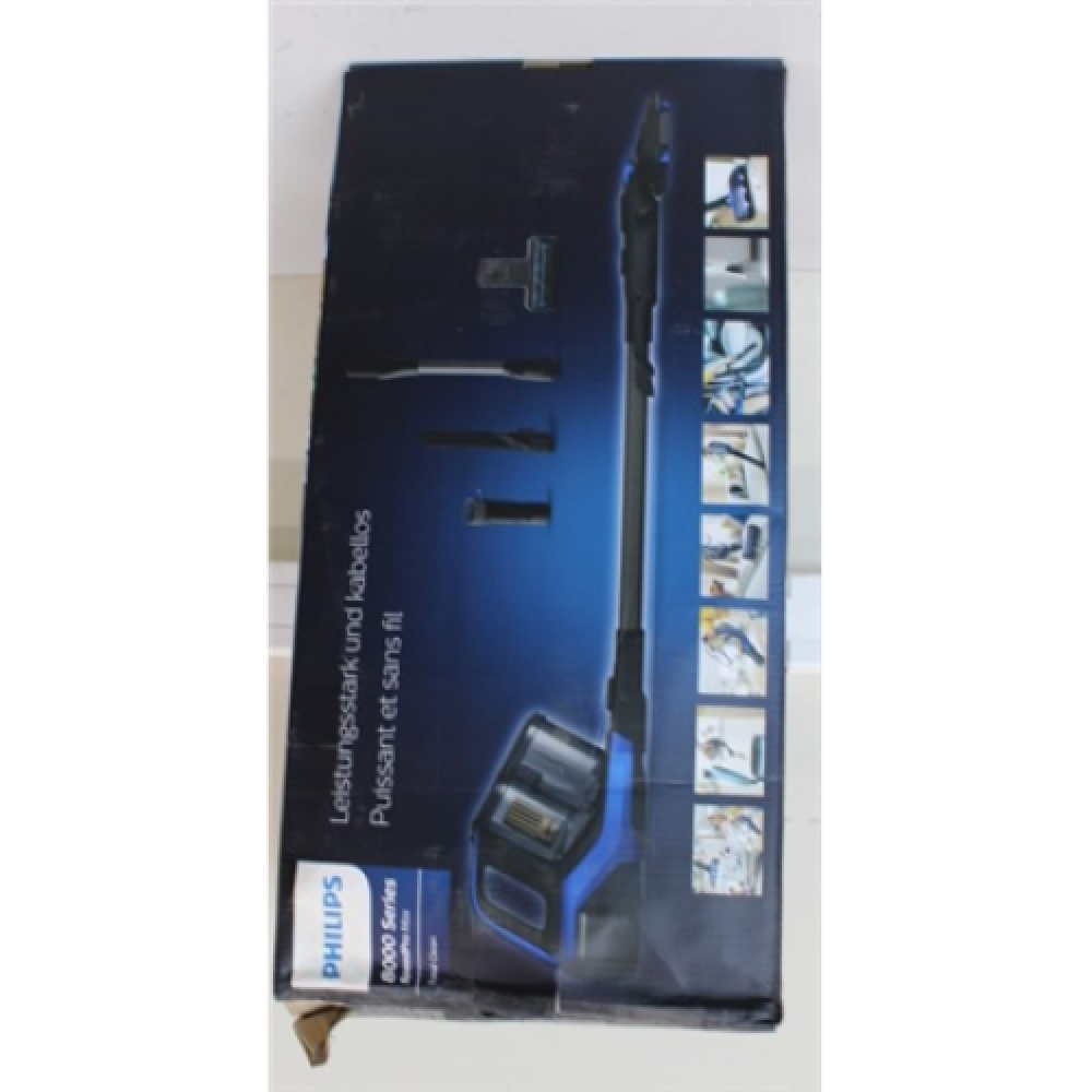 SALE OUT. Vacuum cleaner , XC8049/01 , Cordless operating , Handstick , - W , 25.2 V , Operating time (max) 70 min , Blue/Black , Warranty 24 month(s) , DAMAGED PACKAGING , Philips , Vacuum cleaner , XC8049/01 , Cordless operating , Handstick , - W , 25.2