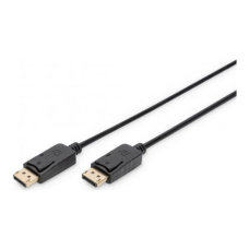 Digitus , DisplayPort Connection Cable , Black , DP male , DP male , DP to DP , 1 m