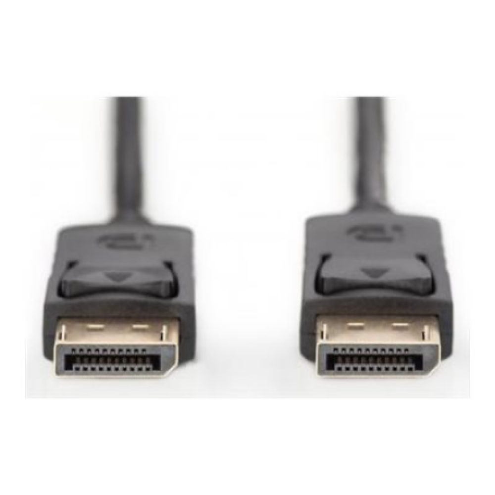 Digitus , DisplayPort Connection Cable , Black , DP male , DP male , DP to DP , 1 m