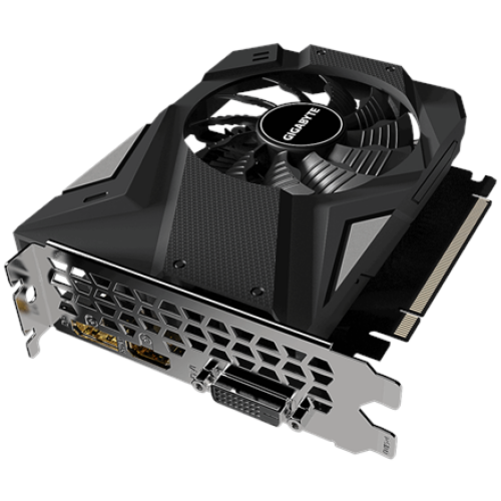 Gigabyte GV-N1656OC-4GD NVIDIA 4 GB GeForce GTX 1650 GDDR6 PCI-E 3.0 x 16 Processor frequency 1635 MHz DVI-D ports quantity 1 HDMI ports quantity 1 Memory clock speed 12000 MHz
