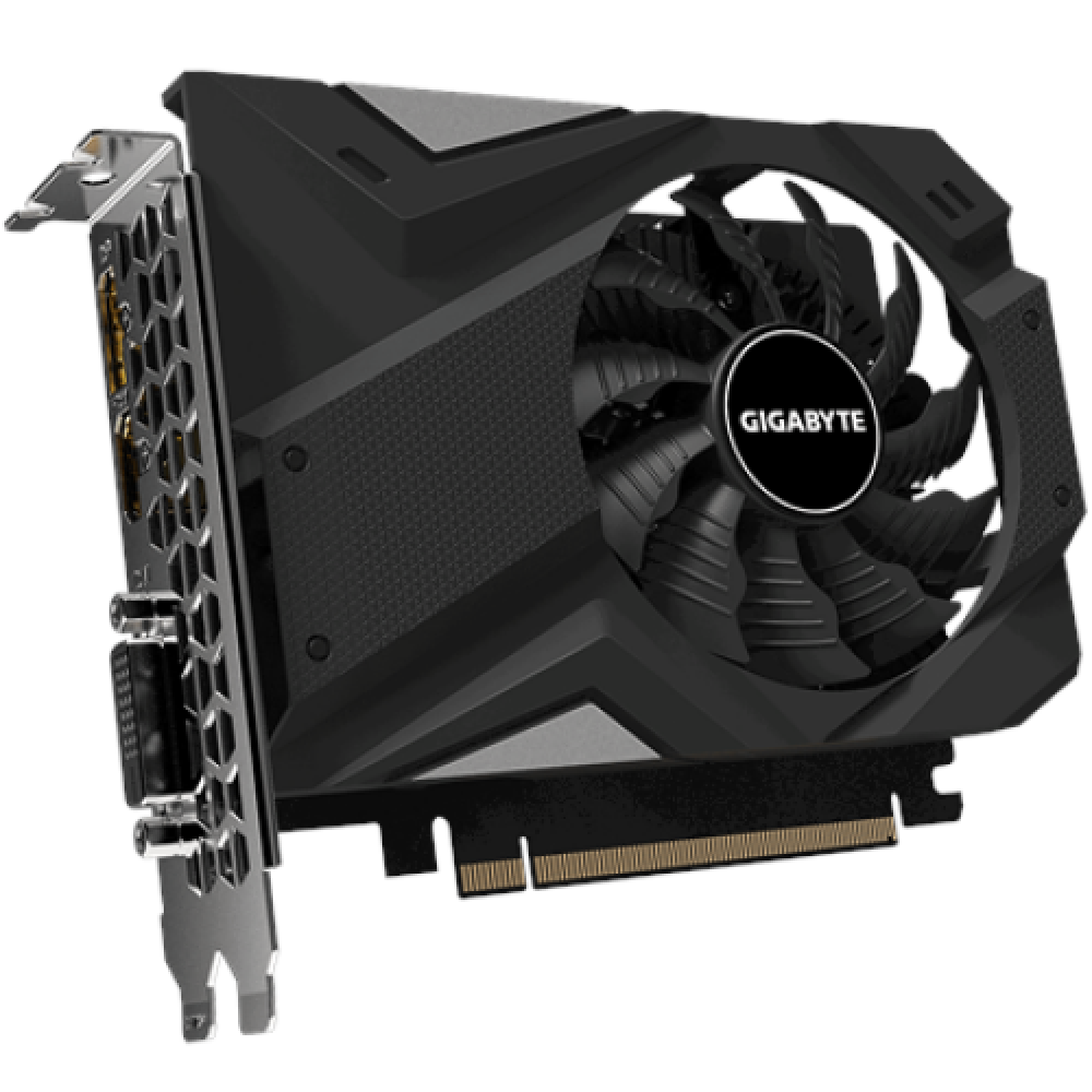 Gigabyte GV-N1656OC-4GD NVIDIA 4 GB GeForce GTX 1650 GDDR6 PCI-E 3.0 x 16 Processor frequency 1635 MHz DVI-D ports quantity 1 HDMI ports quantity 1 Memory clock speed 12000 MHz
